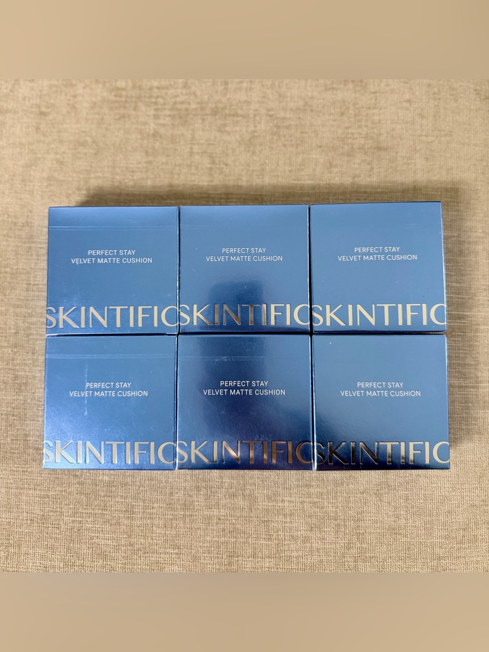 Skintific Perfect Stay Velvet Matte Cushion Bundle – All 6 Shades New & Sealed